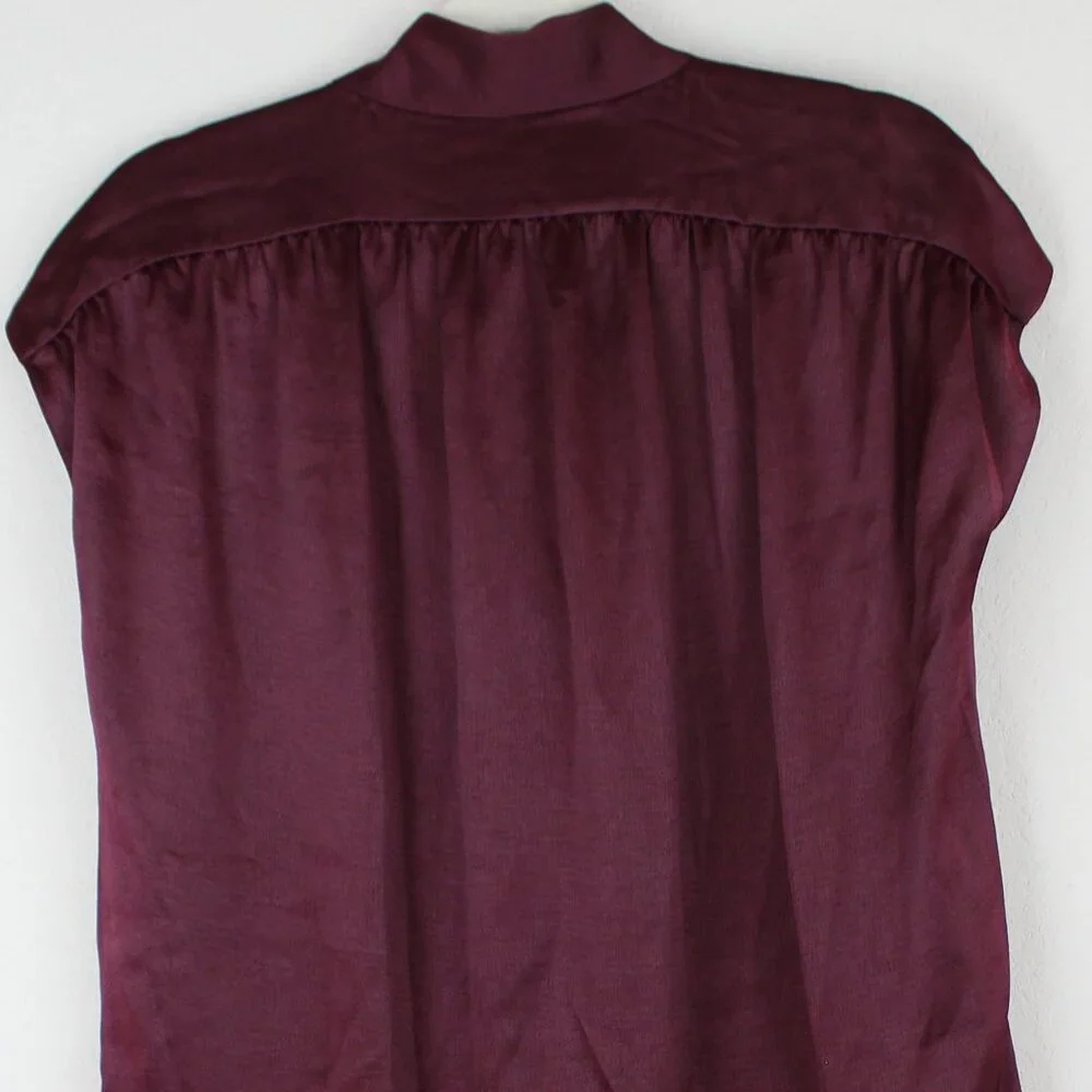 NWT KATE SPADE NEW YORK Satin Neck Tie Top, Medium